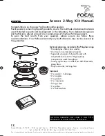 Focal Access 130 A1 User Manual preview