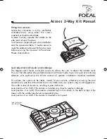 Предварительный просмотр 4 страницы Focal Access 130 A1 User Manual