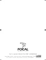 Предварительный просмотр 16 страницы Focal Access 130 A1 User Manual