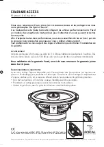 Preview for 5 page of Focal Access Coaxial 100 CA1 User Manual