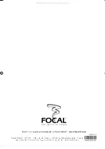 Preview for 12 page of Focal Access Coaxial 100 CA1 User Manual