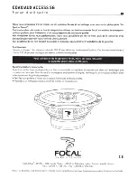 Preview for 5 page of Focal ACCESS COAXIAL SG User Manual