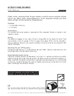 Focal Access Enclosure twin 25 a1 User Manual preview