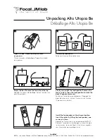 Preview for 1 page of Focal ALTO UTOPIA BE Manual