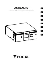 Focal ASTRAL 16 User Manual preview