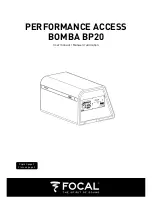 Focal BOMBA BP20 User Manual preview