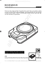 Focal BUS 20 User Manual предпросмотр