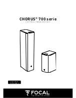 Focal Chorus 700 serie User Manual preview