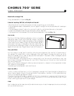 Preview for 9 page of Focal CHORUS 700 V series User Manual