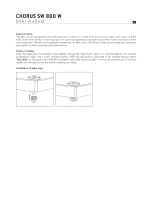 Предварительный просмотр 18 страницы Focal Chorus sw 800 w User Manual