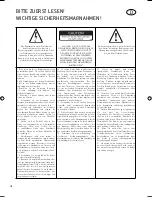 Предварительный просмотр 4 страницы Focal CHORUS V - SUBWOOFERS SW 800 V & SW 700 V User Manual