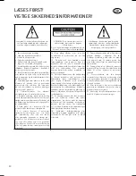 Предварительный просмотр 10 страницы Focal CHORUS V - SUBWOOFERS SW 800 V & SW 700 V User Manual