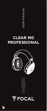 Предварительный просмотр 1 страницы Focal CLEAR MG PROFESSIONAL User Manual