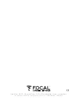 Предварительный просмотр 8 страницы Focal Cub Evo User Manual