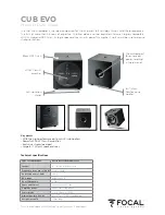 Предварительный просмотр 9 страницы Focal Cub Evo User Manual