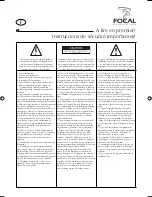 Предварительный просмотр 3 страницы Focal CUB2 User Manual