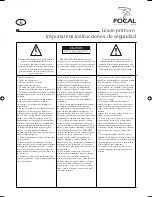 Предварительный просмотр 5 страницы Focal CUB2 User Manual