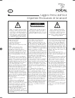 Предварительный просмотр 6 страницы Focal CUB2 User Manual