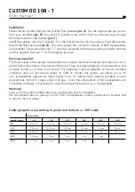 Preview for 2 page of Focal Custom OD 108 - T User Manual