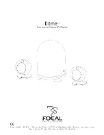 Focal Dome Sat User Manual preview