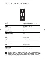 Preview for 7 page of Focal ELECTRA IW 1000 Be Manual