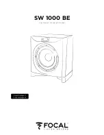 Focal ELECTRA SW 1000 BE User Manual preview