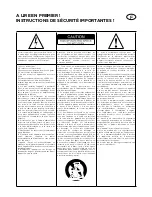 Предварительный просмотр 2 страницы Focal ELECTRA SW 1000 BE User Manual