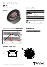 Предварительный просмотр 11 страницы Focal FLAX EVO PC 165 FE User Manual