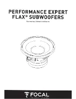 Предварительный просмотр 1 страницы Focal FLAX P20F User Manual