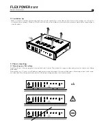 Preview for 12 page of Focal FLEX POWER 2120 User Manual