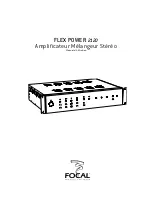 Preview for 27 page of Focal FLEX POWER 2120 User Manual