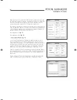 Предварительный просмотр 20 страницы Focal FOCAL MANAGER User Manual