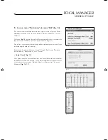 Предварительный просмотр 21 страницы Focal FOCAL MANAGER User Manual