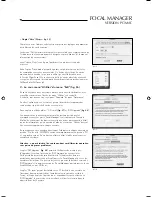 Предварительный просмотр 24 страницы Focal FOCAL MANAGER User Manual