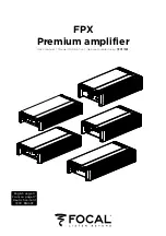 Preview for 1 page of Focal FPX1.1000 User Manual