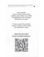 Preview for 4 page of Focal IC TOY 165 User Manual