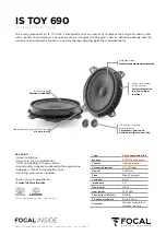 Preview for 14 page of Focal IC TOY 165 User Manual