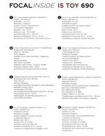 Preview for 19 page of Focal IC TOY 165 User Manual