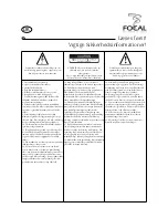 Preview for 10 page of Focal iCub User Manual