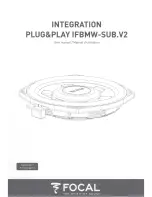 Предварительный просмотр 1 страницы Focal IFBMW-SUB.V2 User Manual