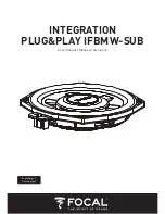 Focal IFBMW-SUB User Manual preview