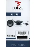 Предварительный просмотр 8 страницы Focal Integration IS 200 User Manual