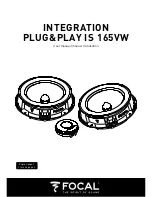 Focal INTEGRATION PLUG&PLAY IS 165VW User Manual preview