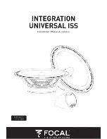 Preview for 1 page of Focal ISS 165 User Manual