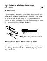 Preview for 1 page of Focal iTransmitter User Manual