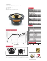 Preview for 1 page of Focal K2 Power 130 KRC Specifications