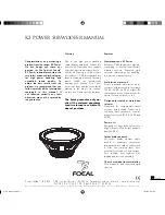 Focal K2 Power 27 KX Manual предпросмотр