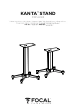 Focal KANTA STAND User Manual preview