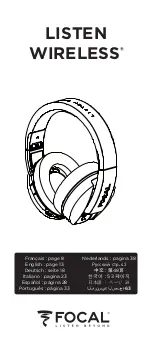 Focal Listen Manual предпросмотр