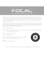 Предварительный просмотр 4 страницы Focal Mogo Travel Seat User Manual